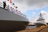 Thyssenkrupp Marine Systems Hands Over Two SAâ€™AR 6 Class Corvettes to Israeli Navy
