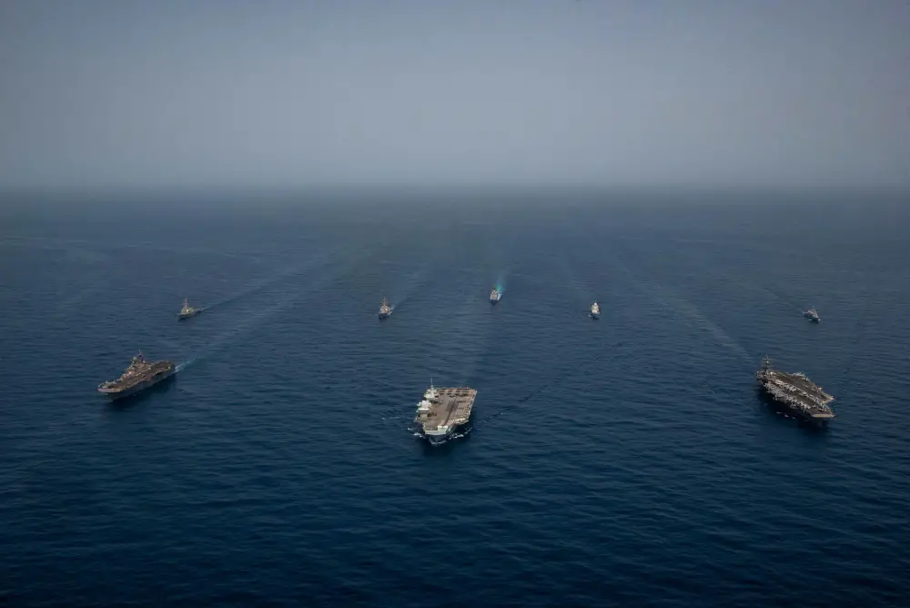 UK, Dutch and US Naval Forces Conduct Joint Interoperability Exercise in Gulf of Aden