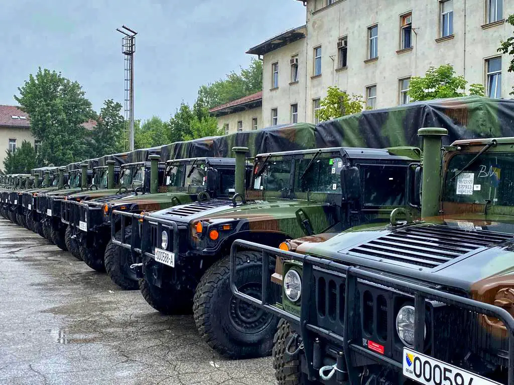 United States Donates Additional 21 Humvees to Armed Forces of Bosnia and Herzegovina