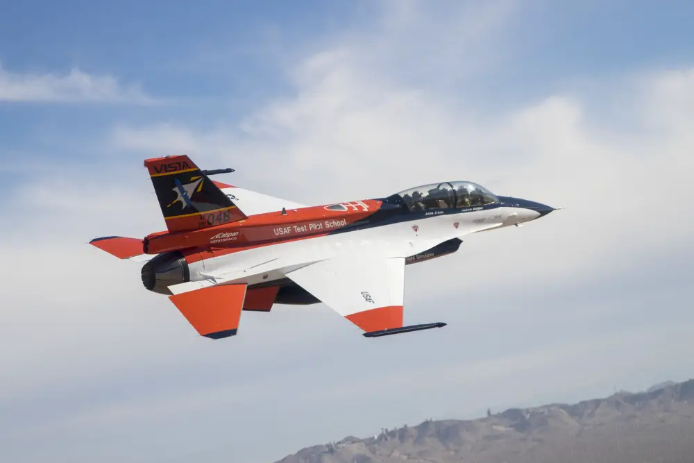 US Air Force NF-16D Variable In-flight Simulator Aircraft (VISTA) Becomes X-62A