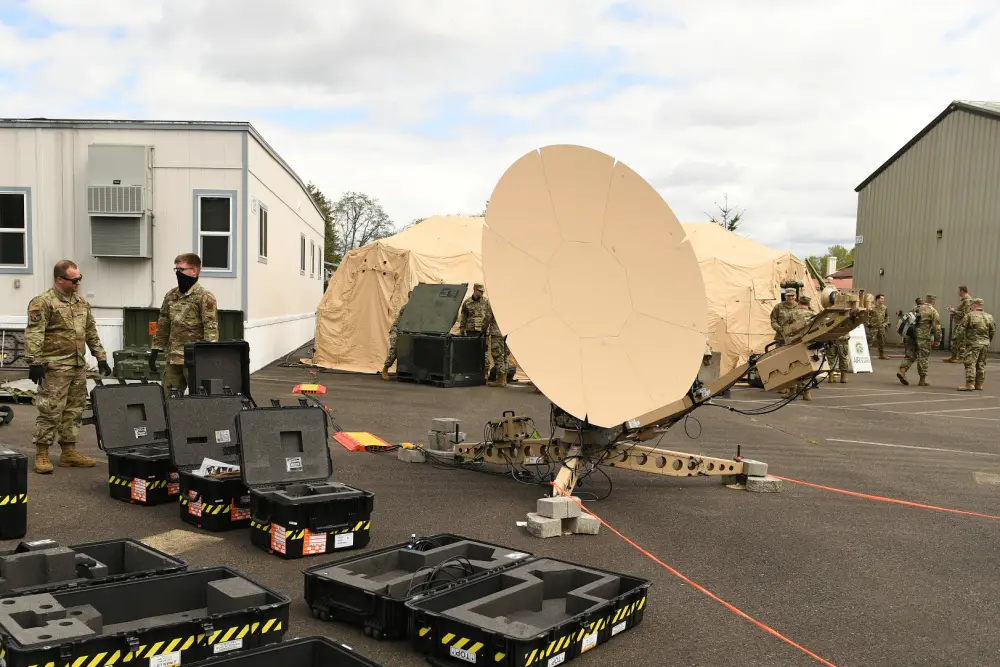 US Air National Guard 242nd Combat Communications Squadron Tests Deployment Capabilities