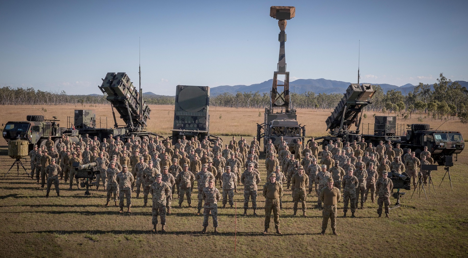 US Army's 38th Brigade, Air Defense Artillery, at the Patriot surface-to-air missile launch site during Exercise Talisman Sabre.