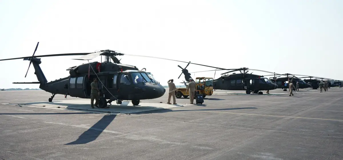 US Army National Guard Receives New UH-60V Black Hawk Utility Helicopters