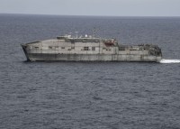 The Spearhead-class expeditionary fast transport vessel USNS Trenton (T-EPF-5)