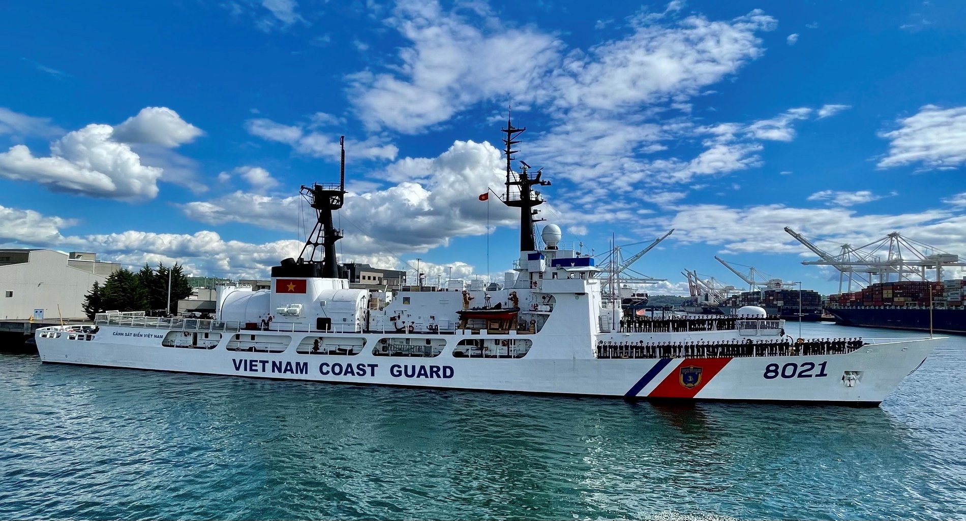 Vietnam Coast Guard High Endurance Cutter CSB 8021