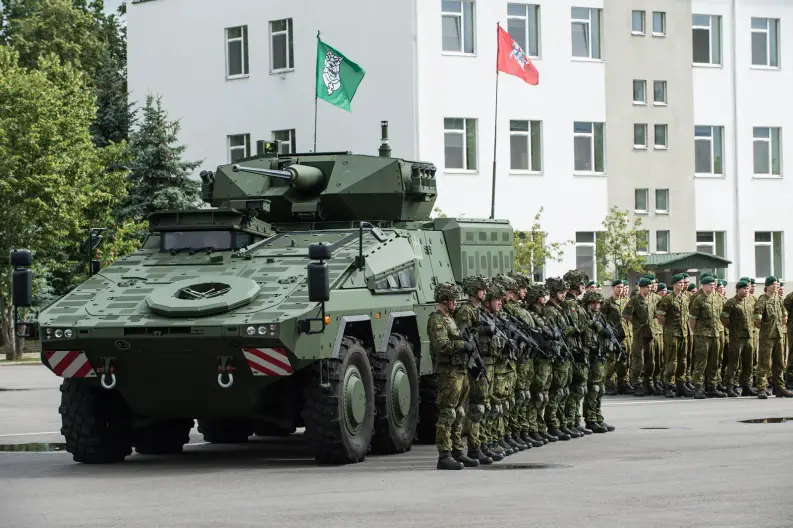 Lithuania Armed Forces Vilkas (Boxer) Infantry Fighting Vehicles