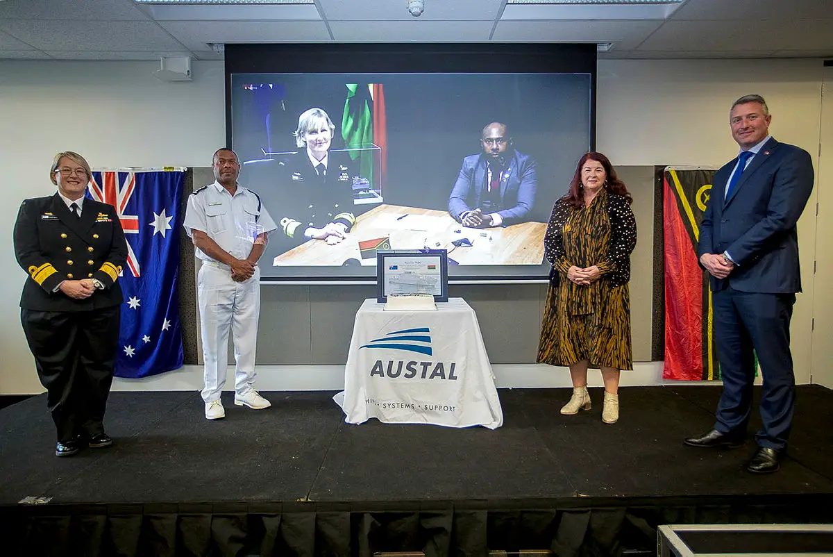 Austal Australia Delivers 12th Guardian-class Patrol Boat RVS Takuare to Republic of Vanuatu
