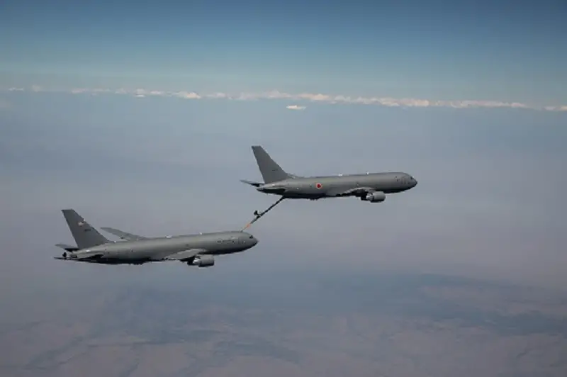 Boeing KC-46A Tanker for Japan Air Self-Defense Force Completes First Refueling Flight