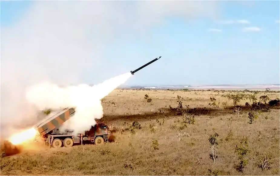 Brazilian Army ASTROS ll MRLS Conducts First Live-fire Test of SS-60 Rocket