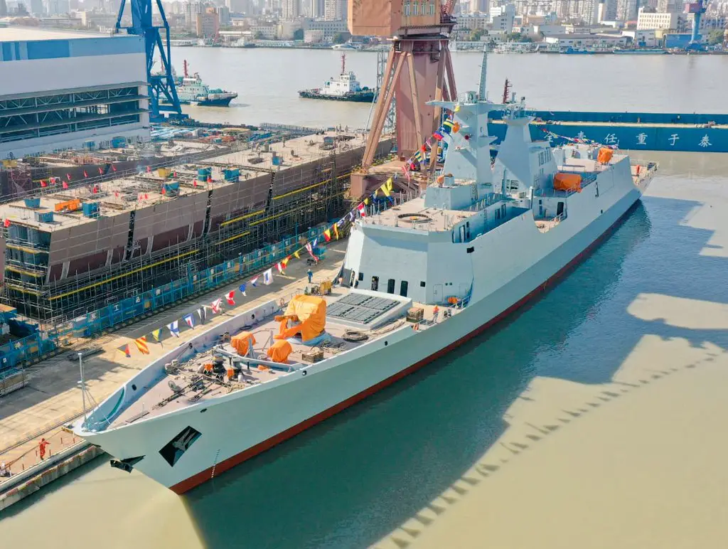 China's Hudong Zhonghua Launches Third Type 054A/P Frigate for Pakistan Navy