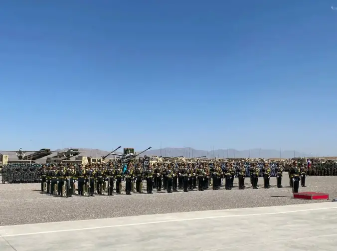 The exercise ZAPAD/INTERACTION-2021 kicks off at a combined arms tactical training base of the PLA Army in Qingtongxia City of West China's Ningxia Hui Autonomous Region on August 9, 2021. 