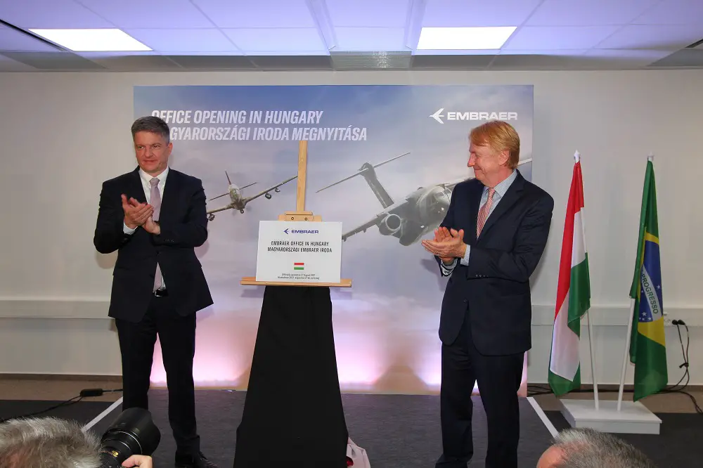 Brazilian Aerospace Manufacturer Embraer Opens an Office in Budapest, Hungary