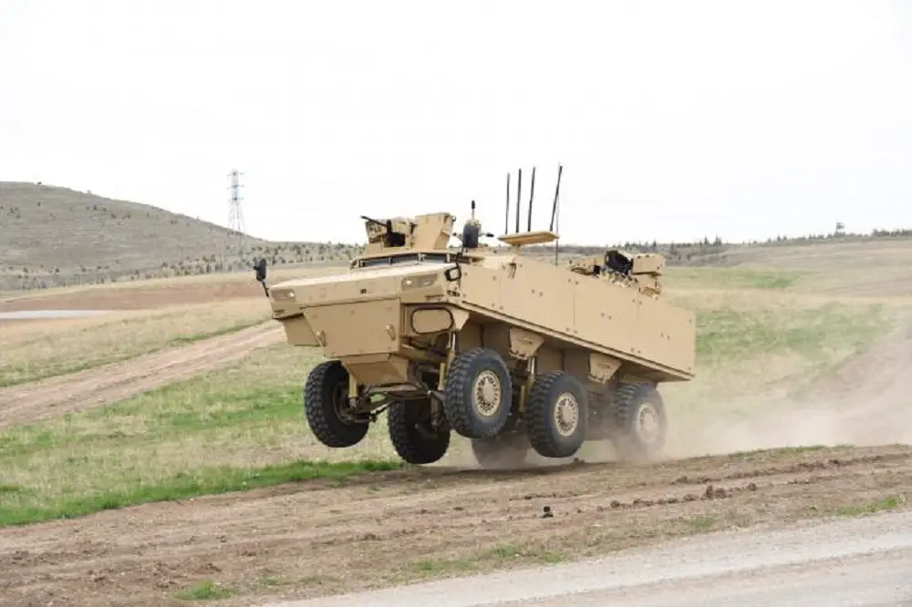 Turkey's FNSS PARS IV 6x6 Special Operations Vehicle Continues Qualification Tests
