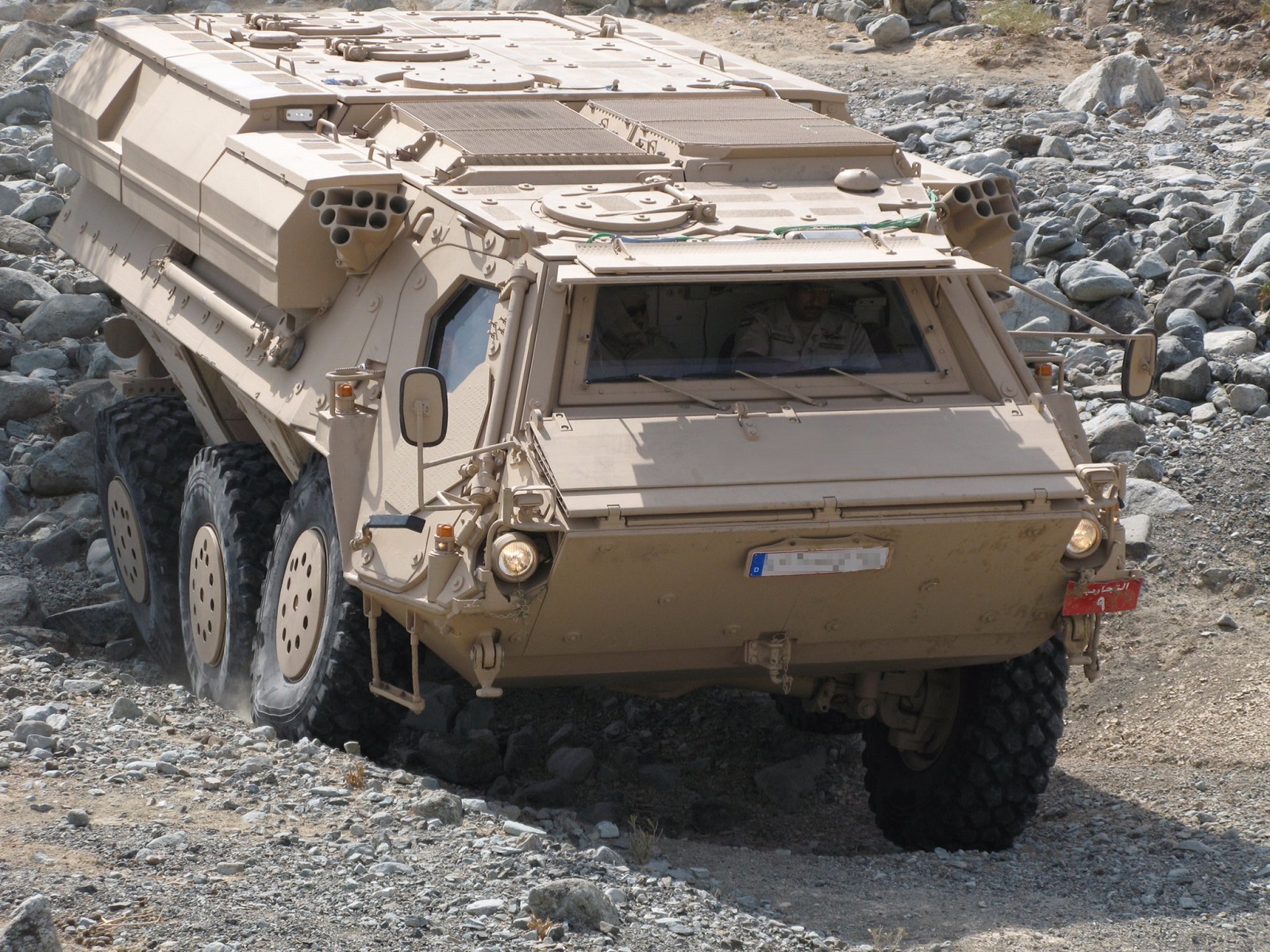 Rheinmetall Fuchs 2 wheeled armoured vehicle