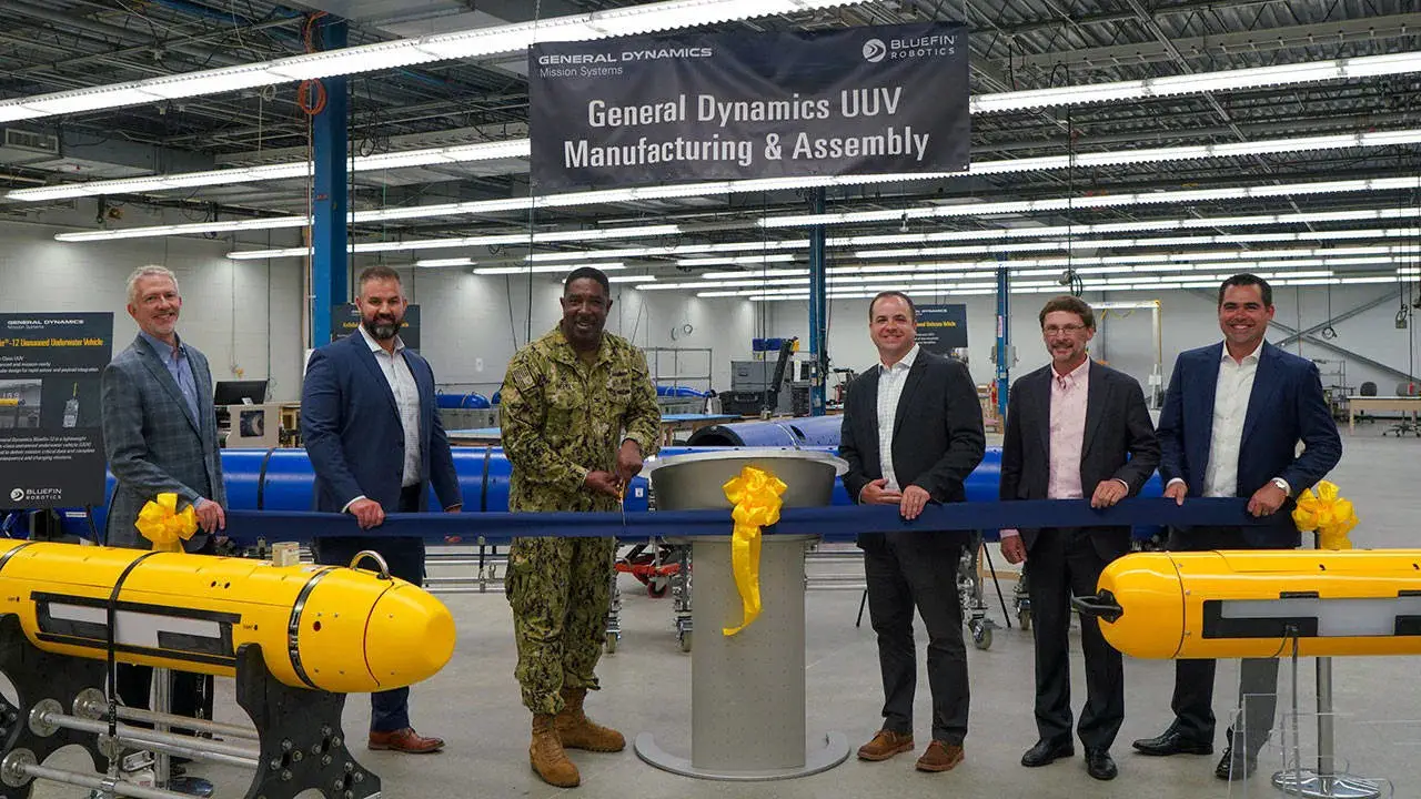 General Dynamics Mission Systems (GDMS) Opens New UUV Manufacturing and Assembly Center of Excellence.