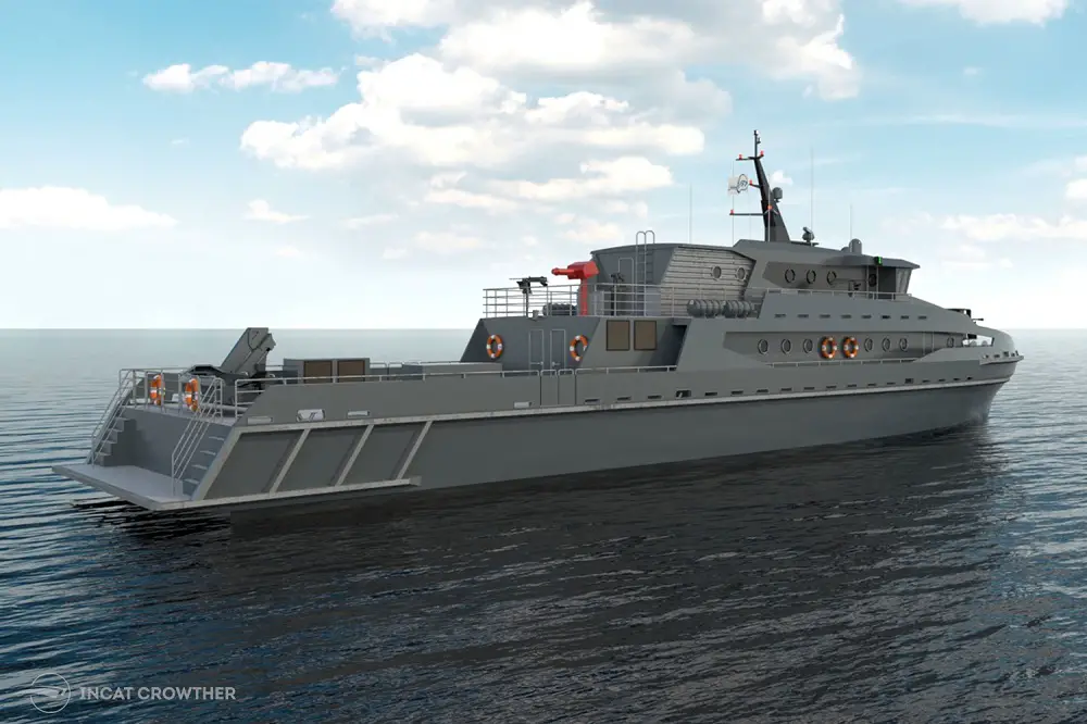 Incat Crowther 42m Monohull Patrol Vessel for Operation in Thailand