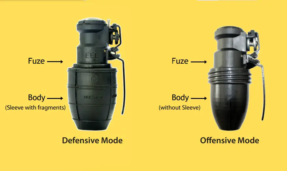  EEL's Multi-Mode Hand Grenades (MMHG)
