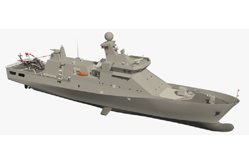 DRU Shipyard Cuts First Steel on Indonesian Navy’s Offshore Patrol Vessels (OPV)
