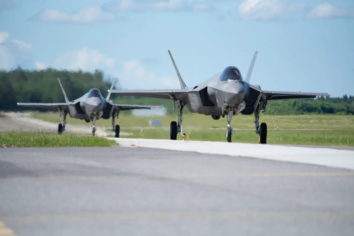 Italian Air Force F-35 fighter jets augment NATO's Baltic Air Policing mission. Integration of modern air technology proves how the Alliance and the Allies adapt their capabilities to safeguard the skies,