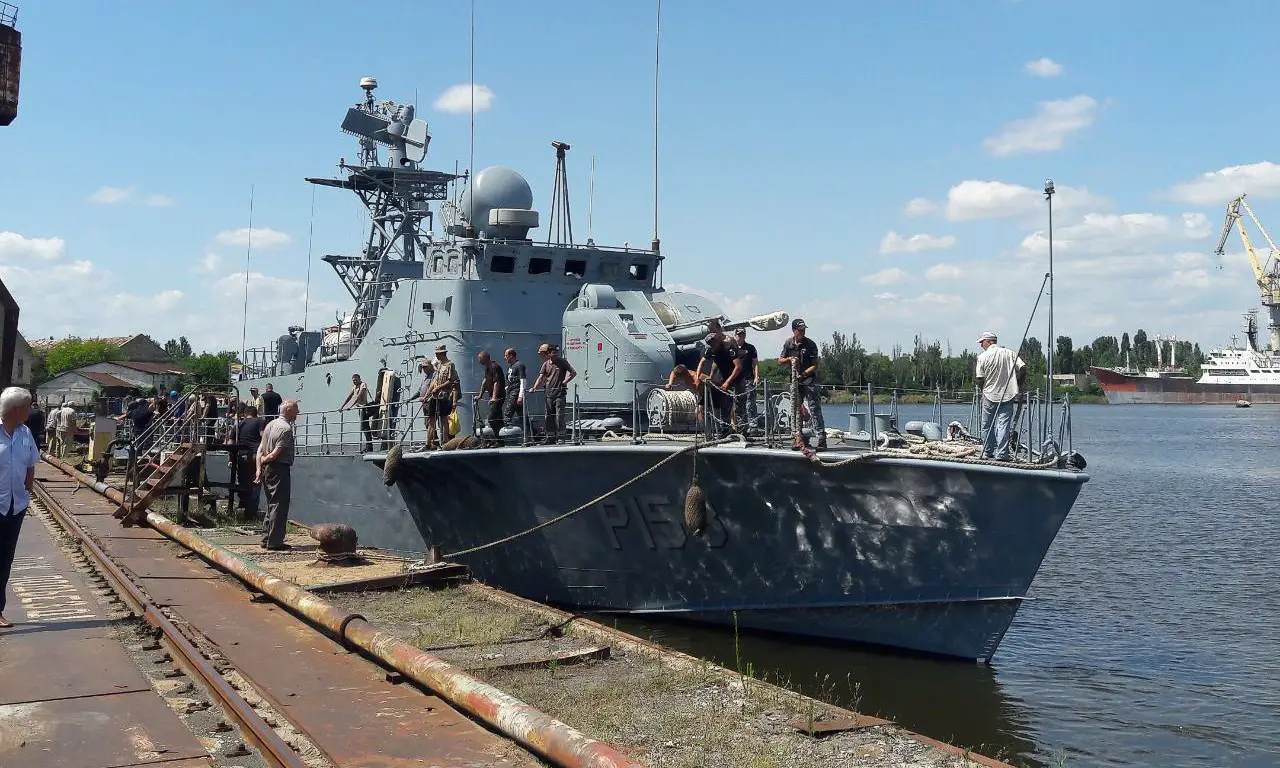 Ukrainian Naval Forces Matka-class missile boat Pryluky (P153)