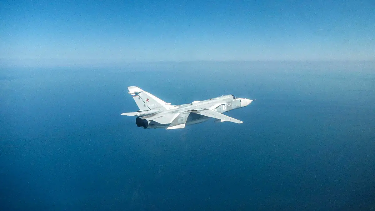 Royal Air Force Eurofighter Typhoons in Romania Intercept Russian Fighter