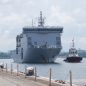 Royal New Zealand Navy HMNZS Canterbury Begins Maintenance in Singapore