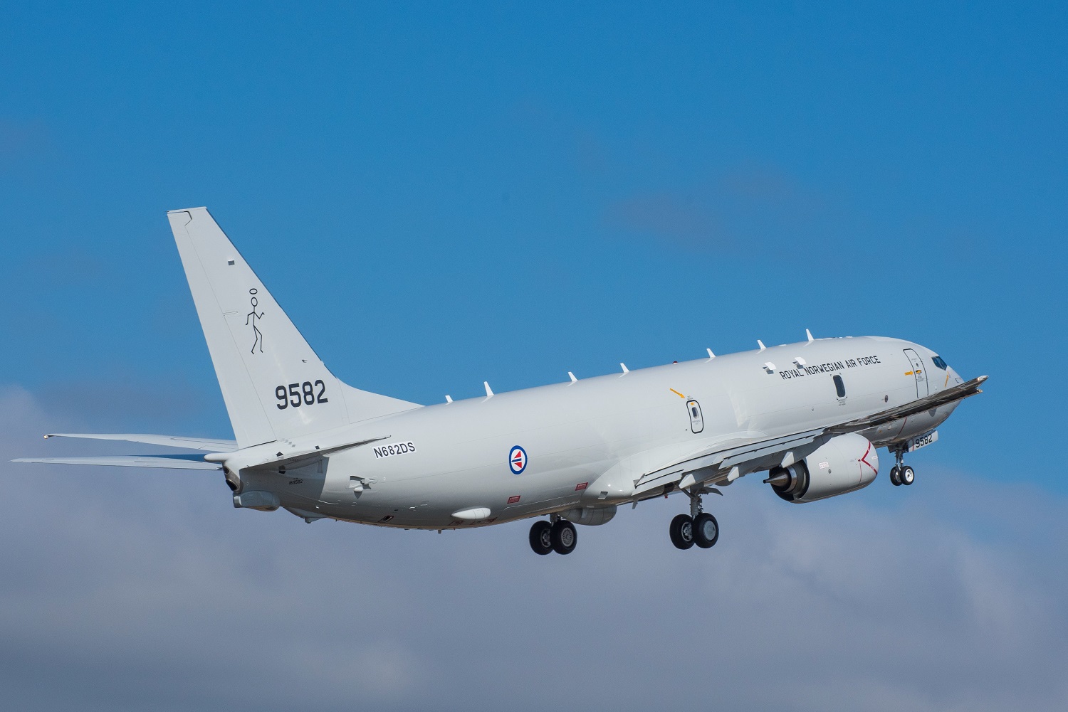 Royal Norwegian Air Force’s First Boeing P-8A Poseidon Performs Maiden Flight