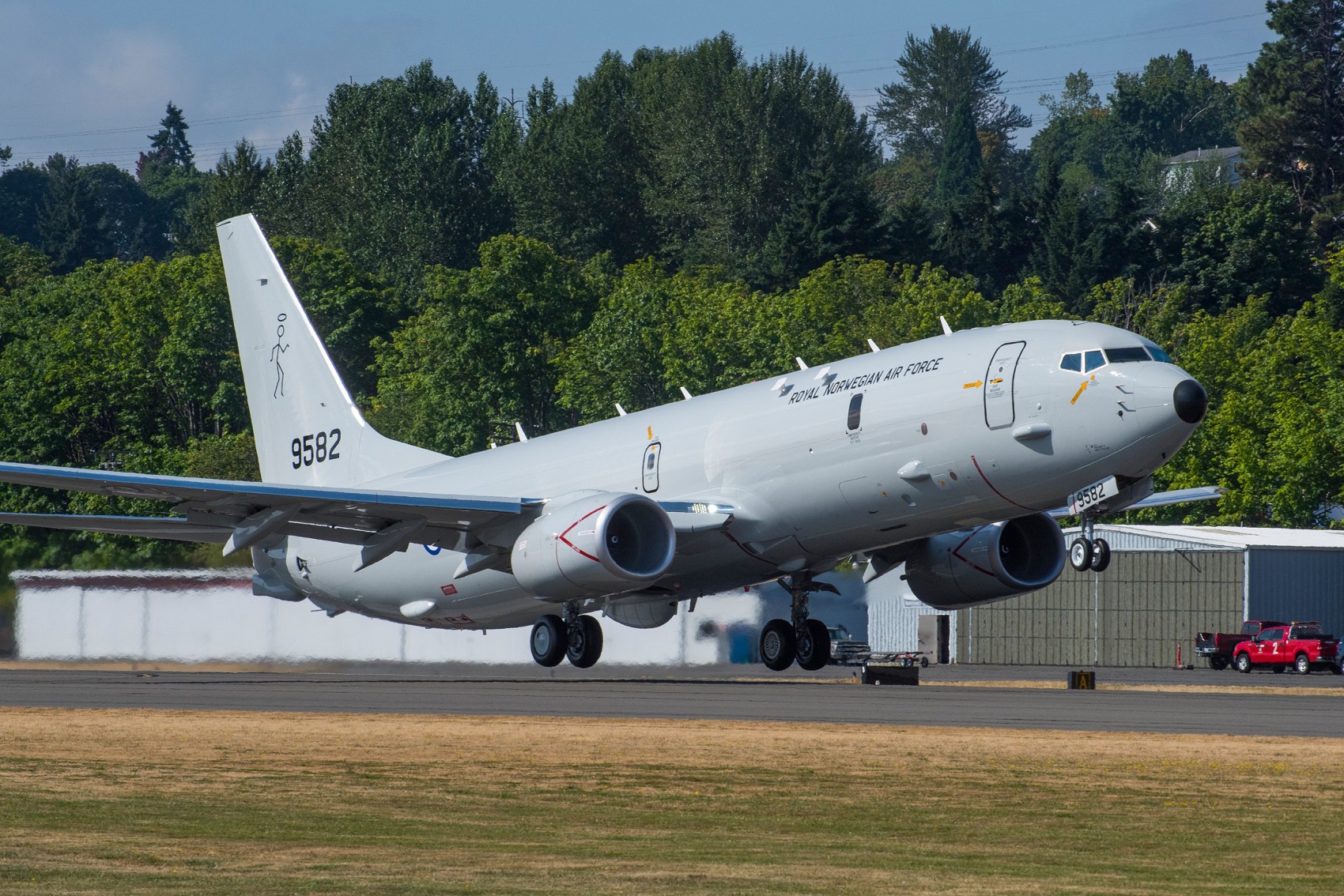 Royal Norwegian Air Force’s First Boeing P-8A Poseidon Performs Maiden Flight