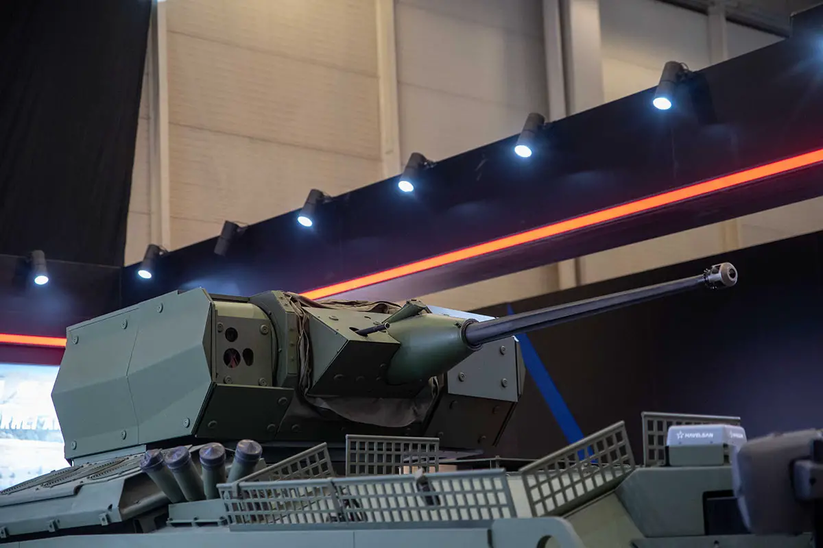 FNSS Unveils Its SABER 25 Remote Controlled Turret (RCT) at IDEF 2021