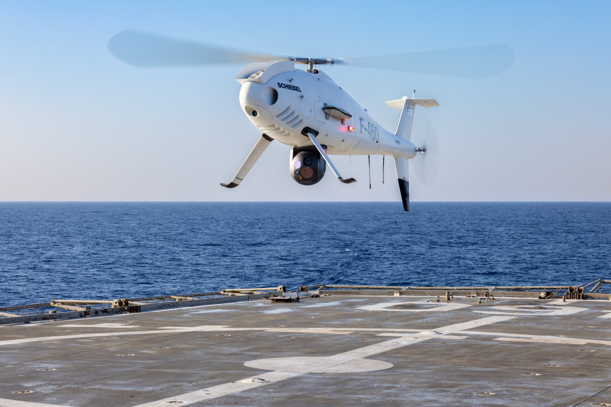 Schiebel Camcopter S-100 Unmanned Air System Completes Successful Trials for Hellenic Navy