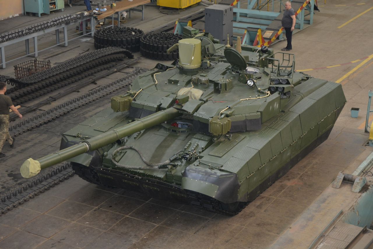 Ukraine Defense Company Malyshev Plant Delivered Upgraded Oplot Main Battle Tank to Ukrspetsexport