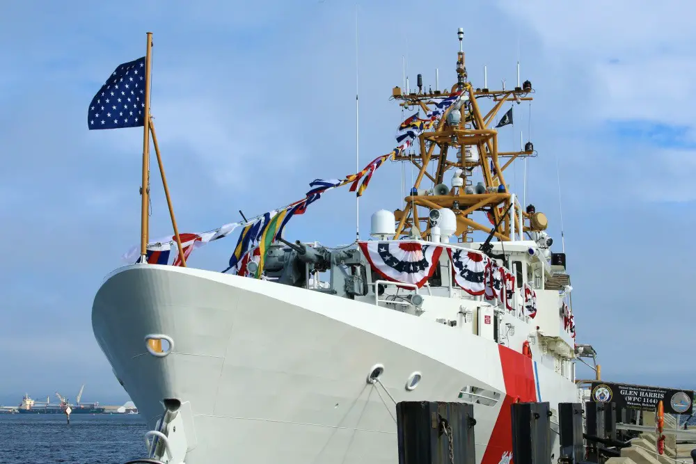 US Coast Guard commissions 44th Fast Response Cutter USCGC Glen Harris (WPC 1144)