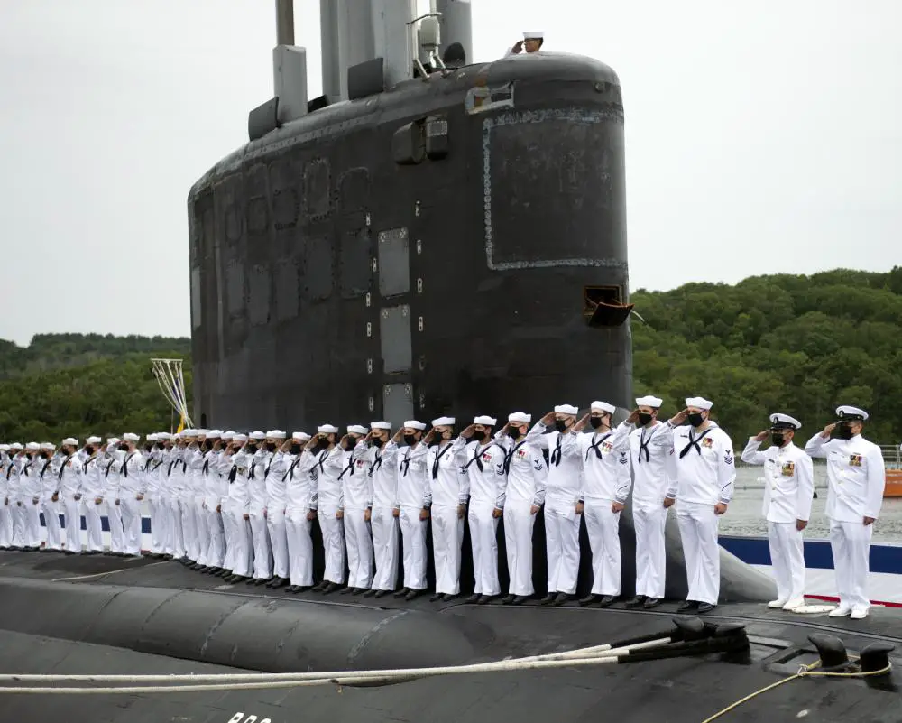 US Navy Celebrates Commissioning of Nuclear Powered Attack Submarine USS Vermont (SSN 792)
