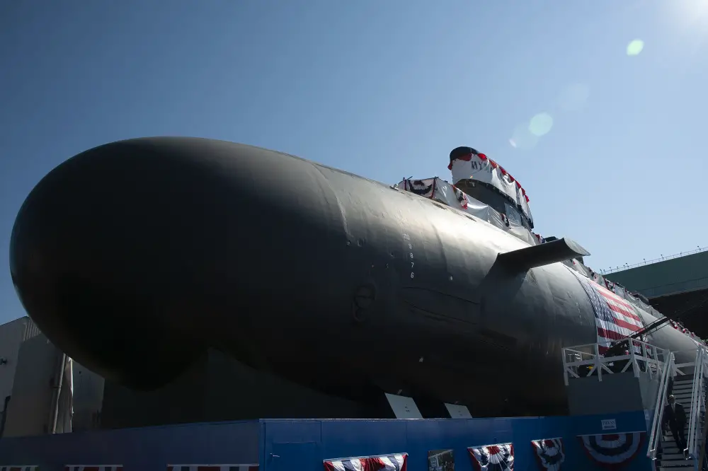 US Navy Christens Virginia-class Attack Submarine USS Hyman G. Rickover (SSN 795)