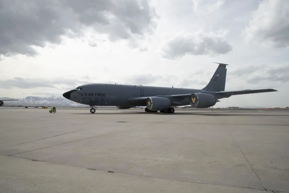 The Utah Air National Guard's Aircraft 0275 is the first and only Block 45 RTIC modified KC-135 to date.