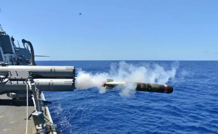 US Navy Unveils Very Light Weight Torpedo (VLWT) at Sea Air Space 2021