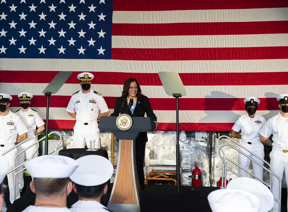 Vice President Harris Visits Littoral Combat Ship USS Tulsa (LCS 16) in Singapore