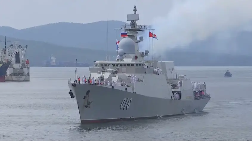 Vietnamese People’s Navy Gepard-class Frigates Arrive in Russia to Take Part in Army Games