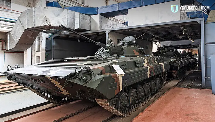 Zhytomyr Armored Plant Delivered Upgraded BMP-2 Infantry Fighting Vehicle to Ukrainian Army