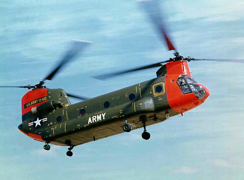 HC-1B during in-flight evaluation