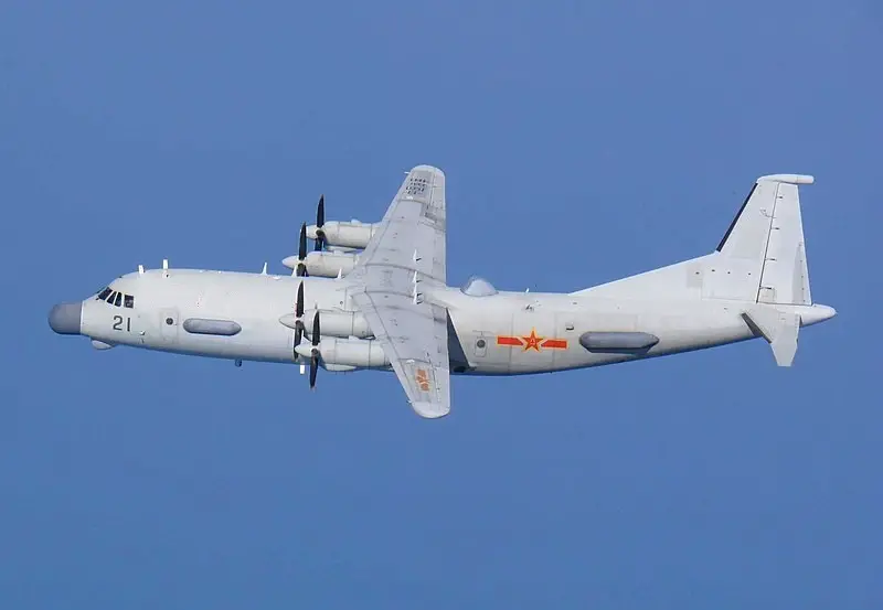Chinese People's Liberation Army Shaanxi Y-9 Military Transport Aircraft