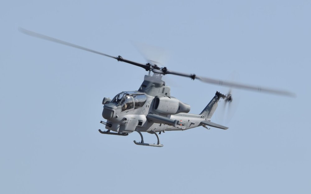 US Marine Corps AH-1Z Attack Helicopter
