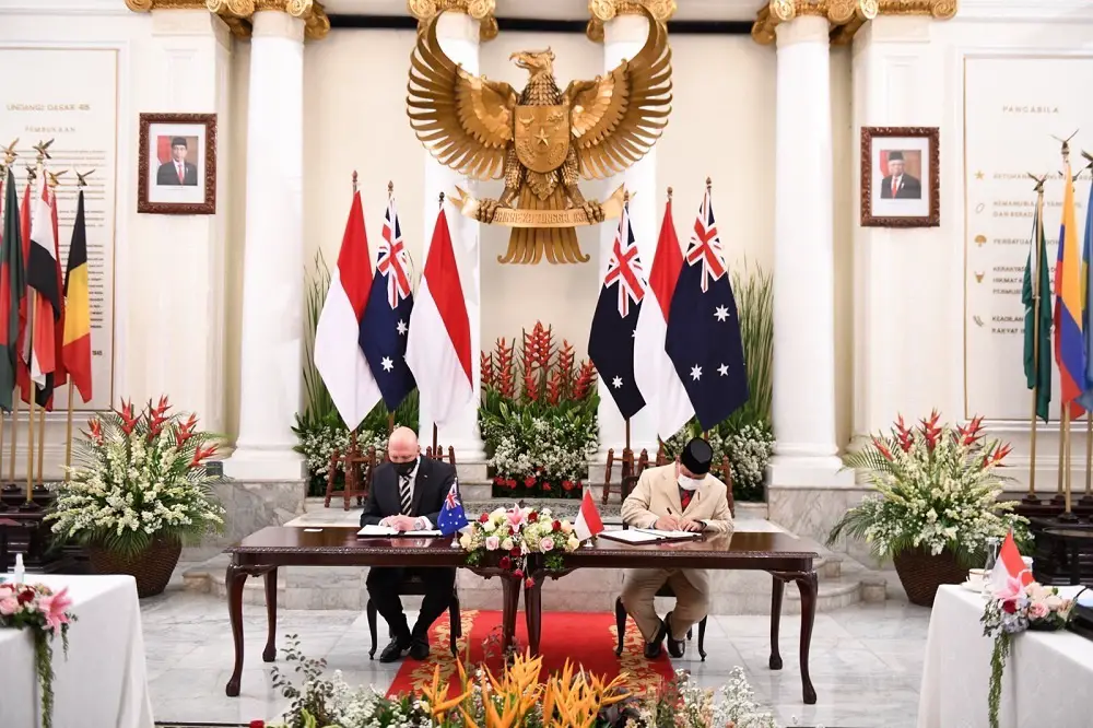 Defense Minister Prabowo Subianto received a visit from the Australian Minister of Defense, Peter Dutton MP. 