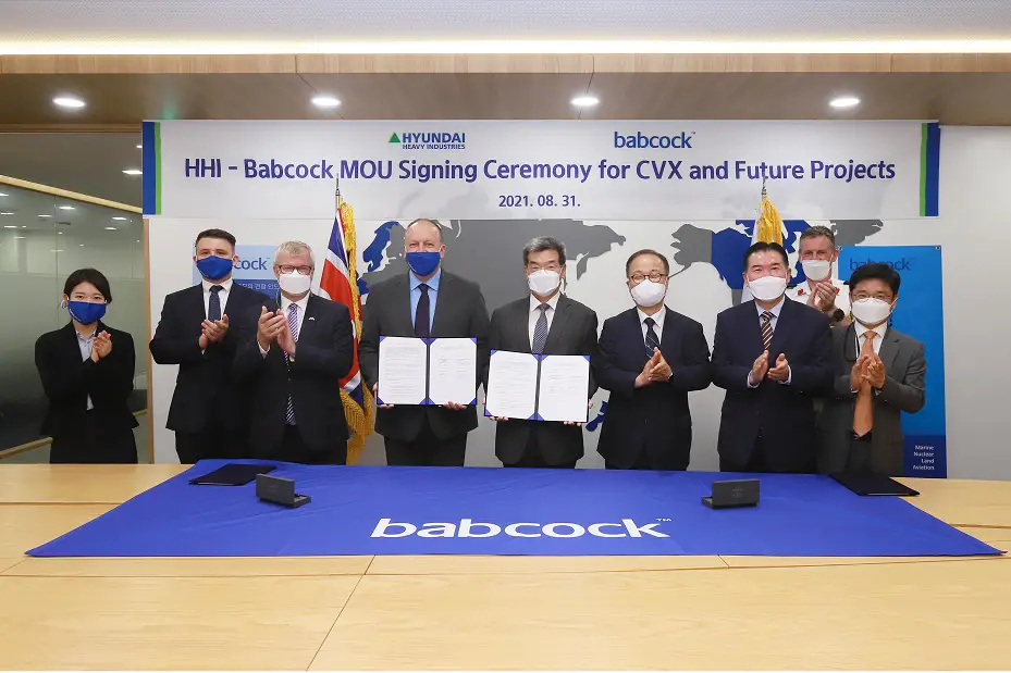 Babcock International Group and Hyundai Heavy Industries sign a Memorandum of Understanding in Republic of Korea