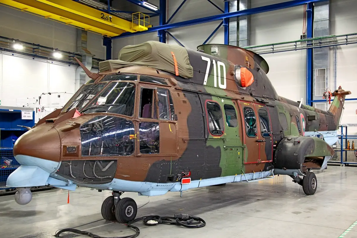 Bulgarian Air Force Starts Overhaul for Its First COUGAR Multipurpose Helicopter