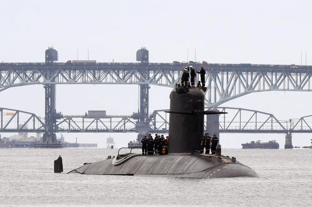 French Navy Nuclear-powered Attack Submarine FNS Améthyste Visits Naval Submarine Base New London