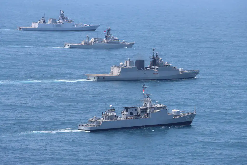 Indonesian Navy and Indian Navy Concluded Exercise Samudra Shakti in Sunda Strait