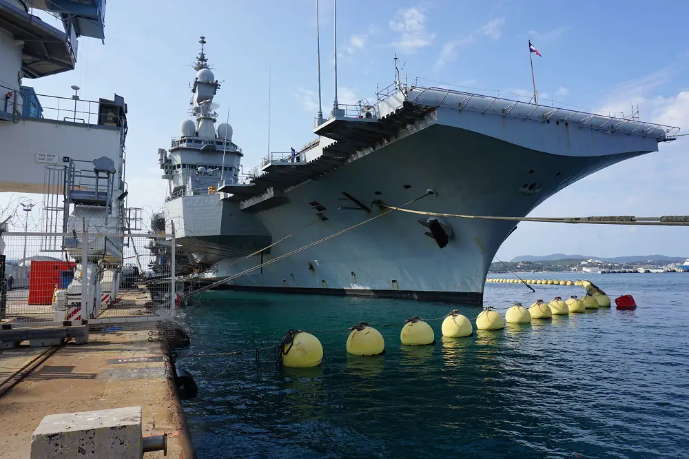 Naval Group Starts French Navy Charles de Gaulle Aircraft Carrier Modernization
