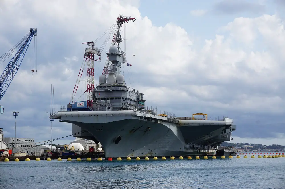 Naval Group Starts French Navy Charles de Gaulle Aircraft Carrier Modernization