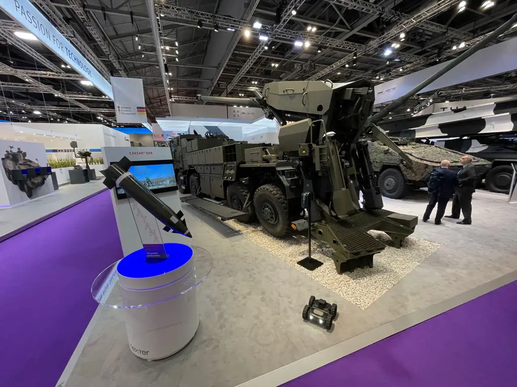 Nexter Pitches CAESAR 8x8 Self-propelled Howitzer for British Army Mobile Fires Program
